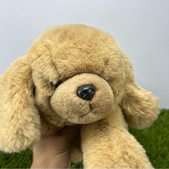 Russ Berrie Plush Doozer Puppy Dog 16" Realistic Golden Retriever Lab Vintage - Picture 11 of 11